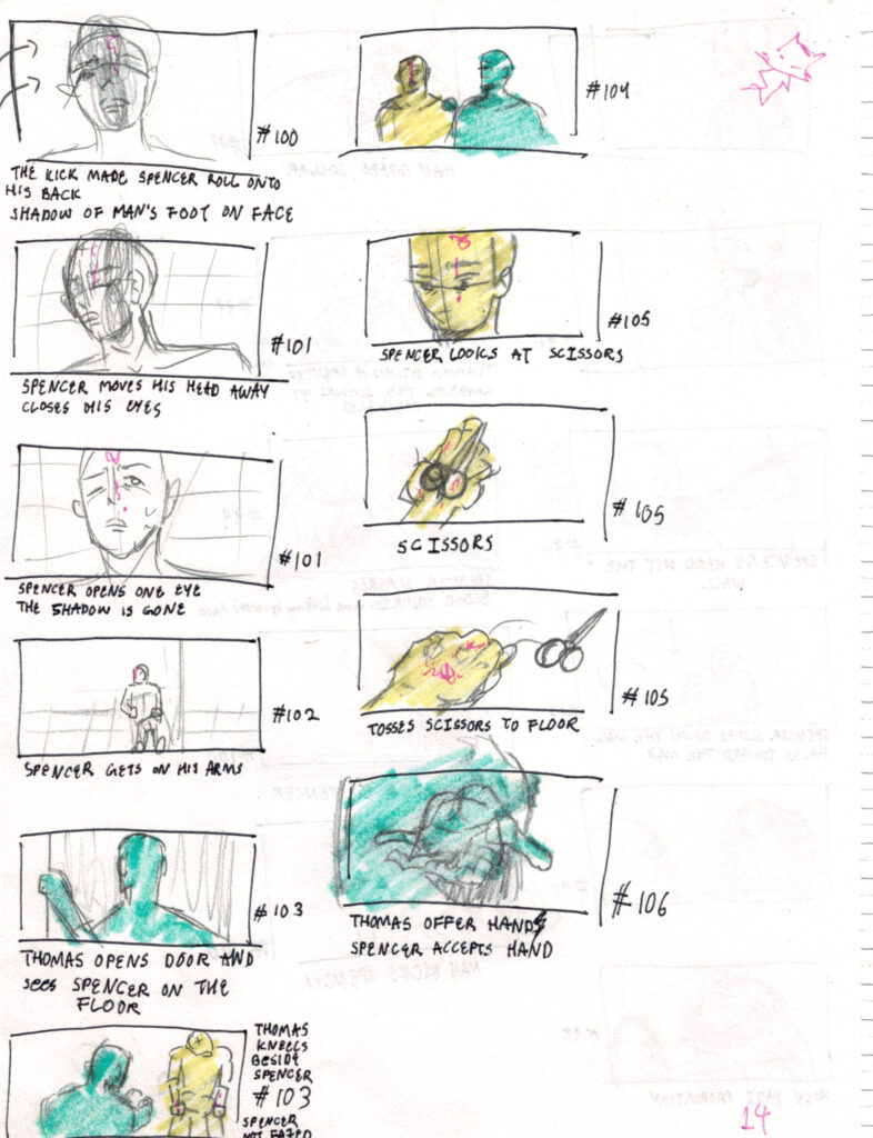 Storyboard-Page14 He's Near - Storyboard